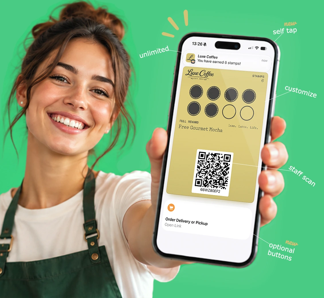 Branded digital loyalty cards created with ohloyal